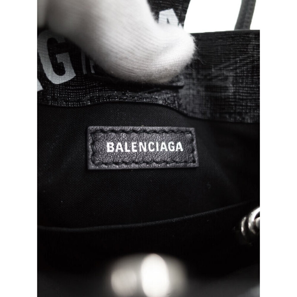 Balenciaga Shopping bag leather all over monogram Brown - Picture 8 of 9